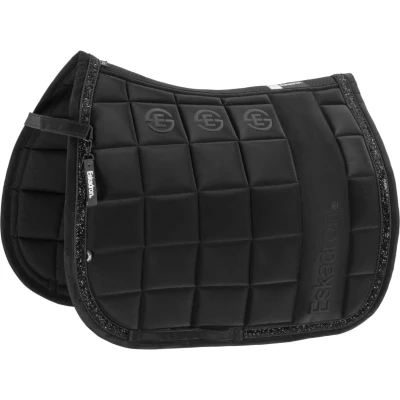 Afbeelding van Eskadron Zadeldekje Dynamics Big Square Jewel Dressuur Zwart Full Agradi.be