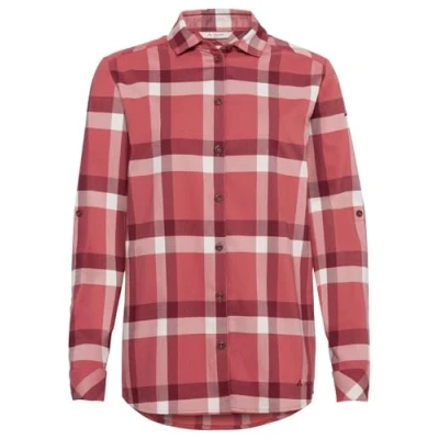 Afbeelding van Vaude Farsund Overhemdblouse, Dames, Maat: 38, Brick