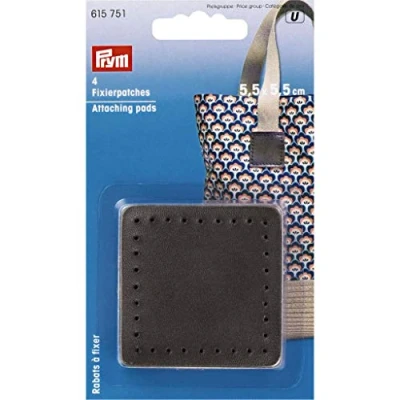 Afbeelding van Prym Bevestiging voor handgrepen, polyestermix, bruin, 5,5 x cm, 4 stuks