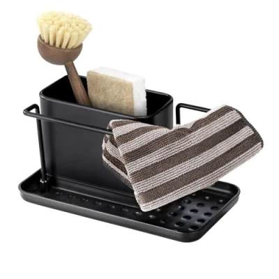 Afbeelding van Gootsteenorganizer Wenko Orio 55078100 Zwart