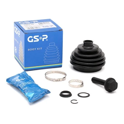 Afbeelding van GSP 780116 Aandrijfashoes A1 Polychloropren (Neopren) VOLKSWAGEN: GOLF 4, 5, 6, AUDI: TT Coupe, A3 Sportback, Hatchback