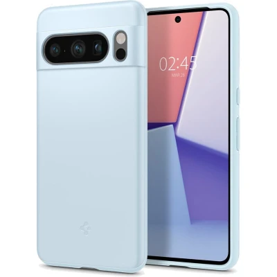 Afbeelding van Spigen Thin Fit Hoesje voor de Google Pixel 8 Pro Back Cover Blauw