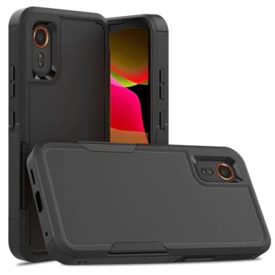 Afbeelding van TECHGEAR Robuuste pantserhoes Voor Galaxy XCover 7 Schokbestendig robuust bescherming Antislip 2 laags Samsung 5G (zwart)