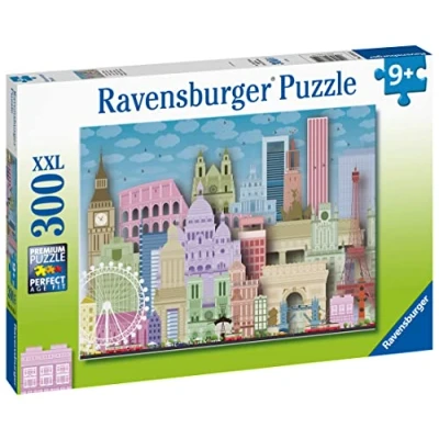 Afbeelding van Ravensburger Puzzle 13355 voor kinderen, kleurrijk Europa, 300 stukjes, kinderen vanaf 9 jaar
