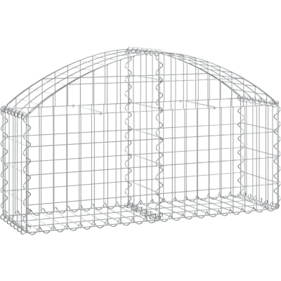 Afbeelding van Schanskorf gewelfd 100x30x40/60 cm gegalvaniseerd ijzer