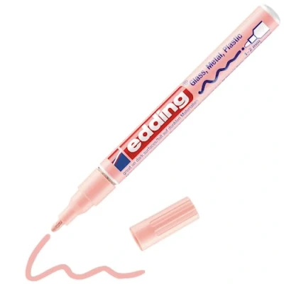 Afbeelding van Viltstift edding 751 lakmarker rond 1 2mm pastel roze
