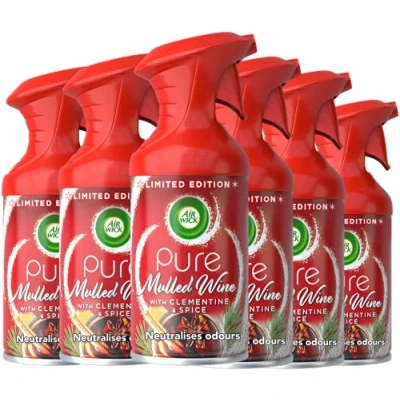 Afbeelding van 6x Airwick Pure Luchtverfrisser Spray Mulled Wine 250ML