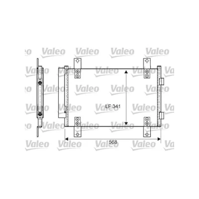 Afbeelding van Valeo Airco condensor 814081
