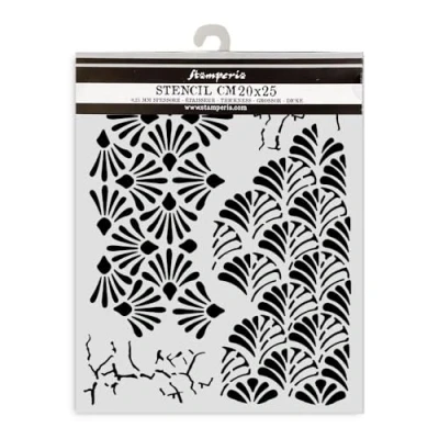 Afbeelding van Stamperia Alterego Thick Stencil 20x25cm Mixed Patterns (KSTD172)