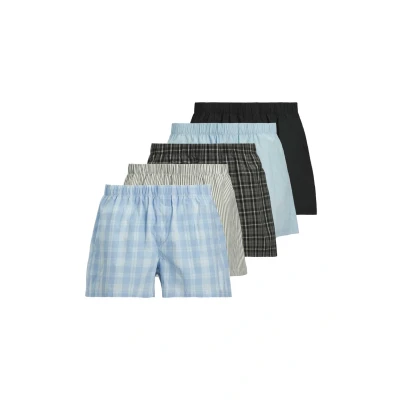 Afbeelding van Jack &amp; Jones Jacmilano 5 PACK Onderbroeken poppy seed pack:black chambray blue skyway dusty olive, Heren, Maat: Small
