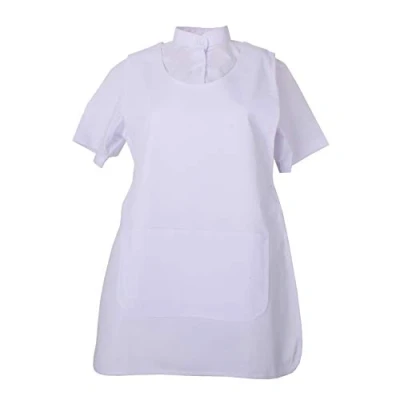 Image de MISEMIYA Tablier de cuisine MZ 631 unisexe pour adulte, nettoyage 868 2 blanc, XL