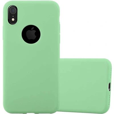 Afbeelding van Cadorabo Hoesje geschikt voor Apple iPhone XR in CANDY PASTEL GROEN Beschermhoes gemaakt van flexibel TPU silicone Case Cover