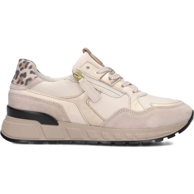 Afbeelding van Gabor 368 Sneakers Suède Dames Beige Maat 36