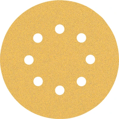 Image de BOSCH 2608900805 Feuille abrasive Expert C470 Best for Wood and Paint, diamètre 125 mm, grain 80, 8 trous (5 pcs)