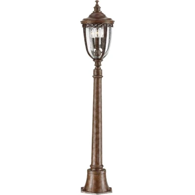 Afbeelding van Feiss LED Tuin Pilaar English Bridle 3X E14 Max 60W IP44 (Outdoor) British Bronze
