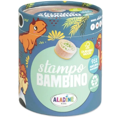 Afbeelding van Aladine stempels bambino dinosaurus 8st