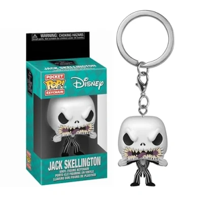 Image de Porte clés Funko Pop The Nightmare Before Christmas Jack Scary Face