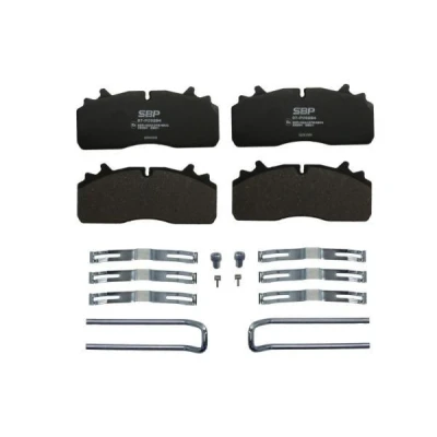 Afbeelding van SBP 07 P29284 Remblokkenset Vooras, Achteras Geschikt voor slijtage waarschuwingscontact RENAULT TRUCKS: D Serie