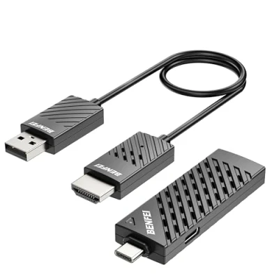 Afbeelding van Benfei Draadloze Zender &amp; Ontvanger HD USB C naar HDMI Kit Splitter Extender