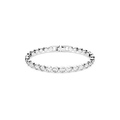 Afbeelding van Swarovski Tennis Bracelet Armband silvercoloured, Dames, Maat: Medium, Silver coloured