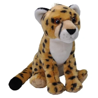 Afbeelding van Wild Republic Cuddlekins Cheetah Volwassen Pluche Dieren 30 cm Cadeau Pasgeborenen Speelgoed voor Meisjes Vullen met Gerecycleerde Flessen
