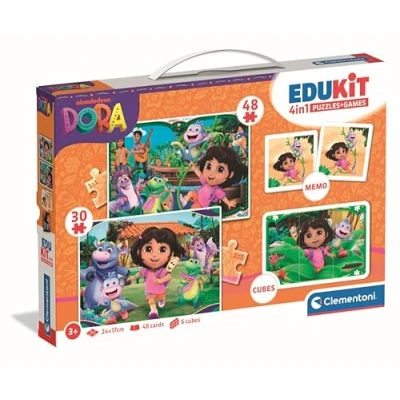 Afbeelding van CLEMENTONI EDUKIT 4 in 1 DORA THE EXPLORER, 18209