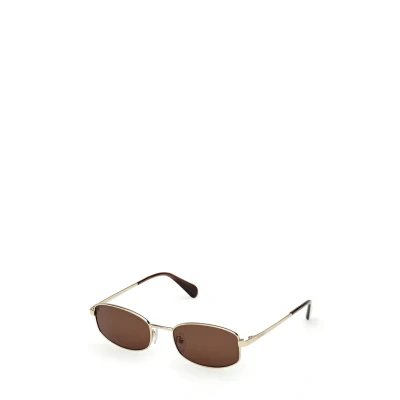 Afbeelding van MAX&amp;Co. Zonnebril, Dames, Maat: One Size, Gold brown