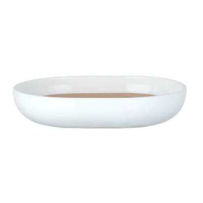 Afbeelding van WENKO zeephouder van bamboe, Posa wit, BPA vrij, kunststof 12 x 2,5 9 cm