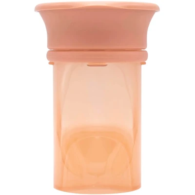 Afbeelding van Difrax 360 graden beker Anti lek 250ml Peachy