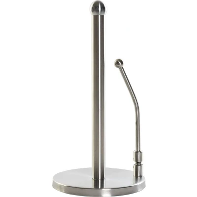 Afbeelding van Houder voor keukenpapier DKD Home Decor Zilverkleurig Roestvrij staal 17 x 35 cm