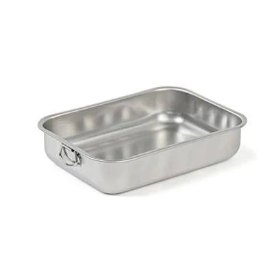 Image de Plat à four inox 40x28cm Steel Pan 11163