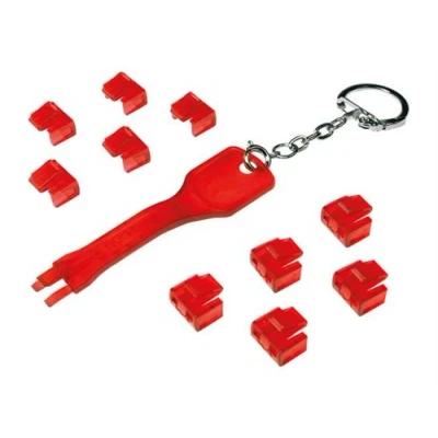 Image de LogiLink Bloqueur de port LAN rouge transparent (pack 10)