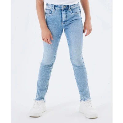 Afbeelding van NAME IT Jeans Polly Skinny Fit Gebleekt 122