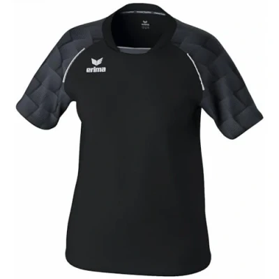 Afbeelding van Erima Evo Star Shirt Korte Mouw Dames Zwart / Slate Grey Maat: 36