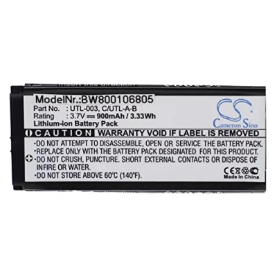 Afbeelding van vhbw Batterij compatibel met Nintendo DS XL, DSi LL, XL UTL 001 vervanging voor C/UTL A BP, (Li ION, 900 mAh, 3,7 V)