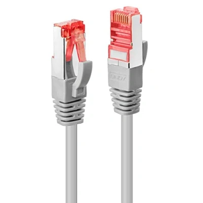 Afbeelding van LINDY 47700 RJ45 Netwerkkabel, patchkabel CAT 6 S/FTP 0.30 m Grijs Snagless 1 stuk(s)