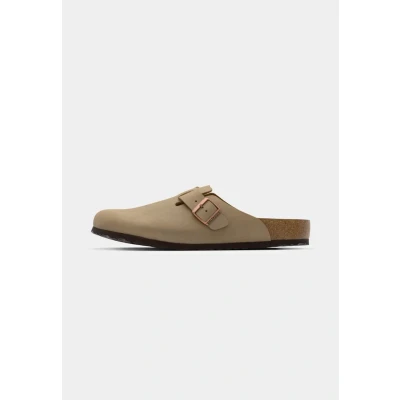 Afbeelding van Birkenstock Boston Unisex Pantoffels, Maat: 36, Tabacco brown Leer