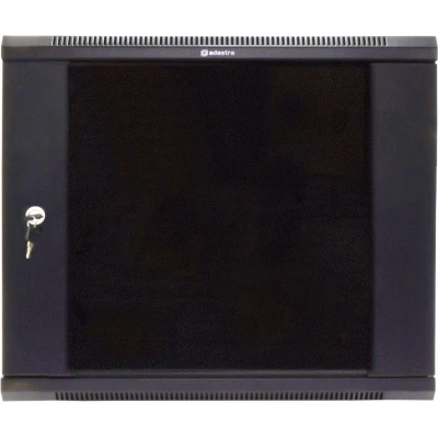 Afbeelding van Adastra 953.509UK, Wandrek, 9U, 100 kg, Sleutelsleuf, Verbeterd kabelbeheer, Zwart