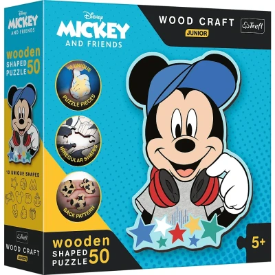 Afbeelding van Mickey Mouse Houten Puzzel Junior In Mickey&#039;s world 5900511201994