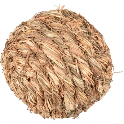 Afbeelding van Knaagdierspeelgoed Gras Bal + Bel 12 cm