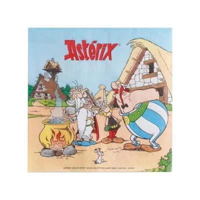 Afbeelding van Chaks 12801 AX, zak met 20 papieren servetten, 33 x cm, Asterix ®