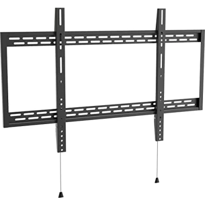 Image de VivoLink Wall Mount Slim XL Support pour écran plat acier noir à texture fine Taille d&#039;écran : 60&quot; 100&quot; montable sur mur