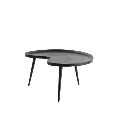 Afbeelding van Light &amp; Living Bijzettafel LIENZ 80x60x36cm Zwart
