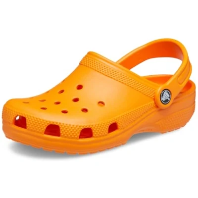 Image de Crocs Classic Clog T Mixte enfant Sabots, Orange Zing, 25/26 EU