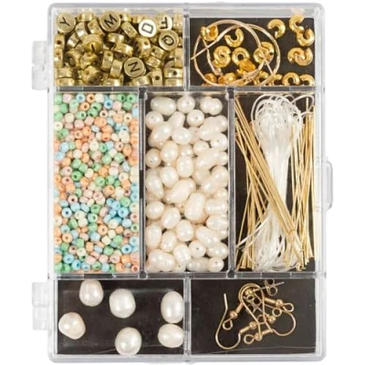 Afbeelding van Creativ Company CC Sieraden Maken Set Zoetwaterparels