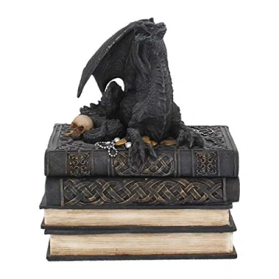 Afbeelding van Nemesis Now Decoratieve opbergdoos Secrets Of The Dragon Draak Zwart