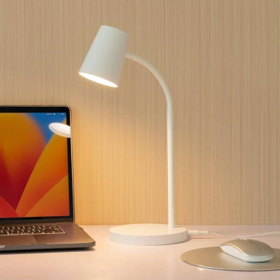 Afbeelding van Lindby LED tafellamp Ailina, hoogte 36 cm, wit, dimbaar