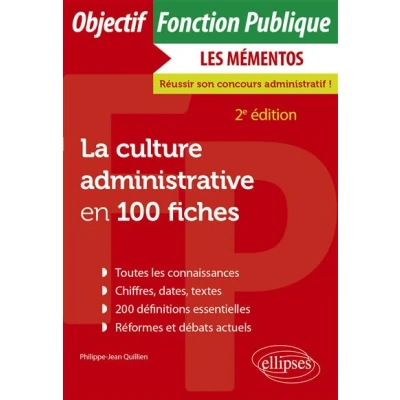 Image de La culture administrative en 100 fiches