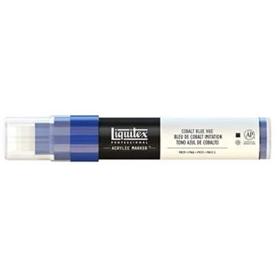 Afbeelding van Liquitex Marker, brede punt, kobaltblauw imitatie