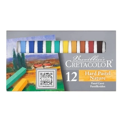 Afbeelding van Cretacolor Hard Pastel Natuurset 12 stuks.